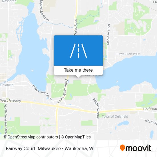 Mapa de Fairway Court