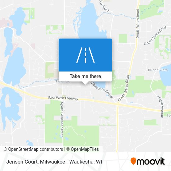 Jensen Court map