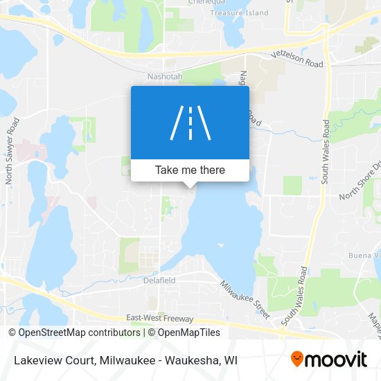 Lakeview Court map