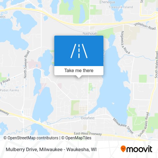 Mulberry Drive map