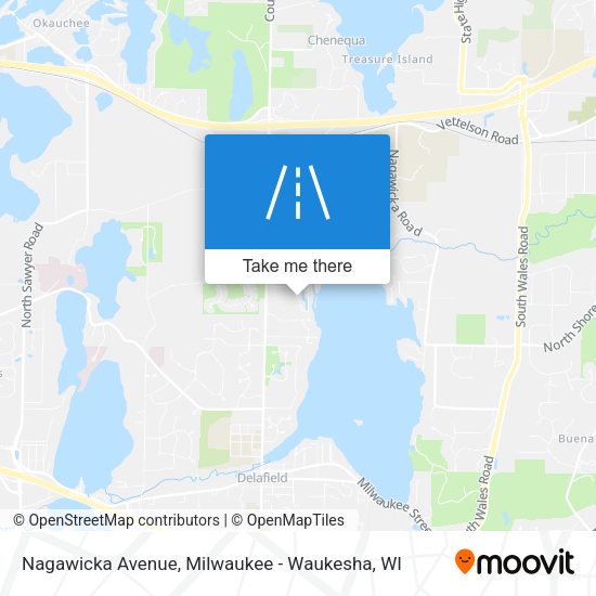 Mapa de Nagawicka Avenue