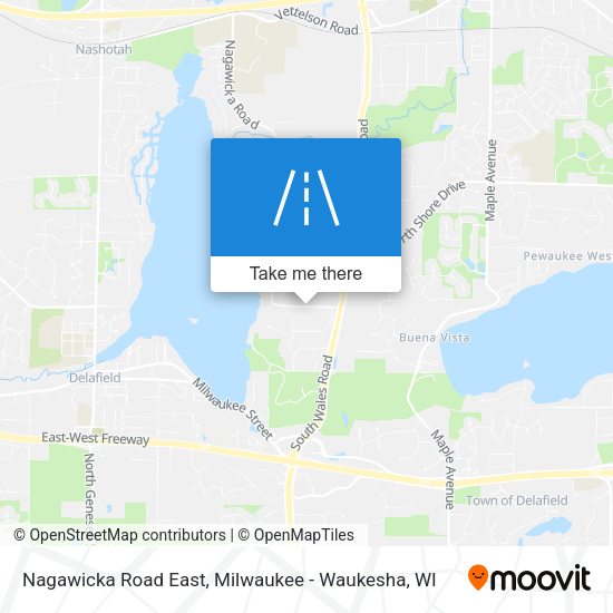Mapa de Nagawicka Road East