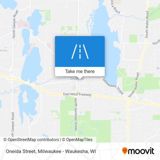 Oneida Street map