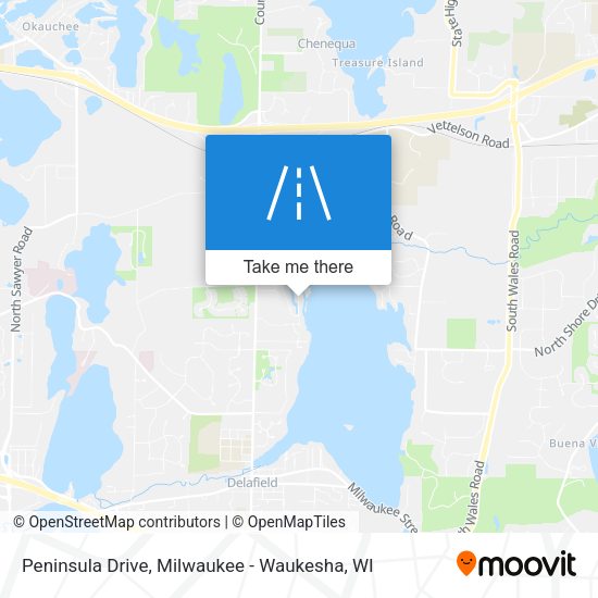 Mapa de Peninsula Drive