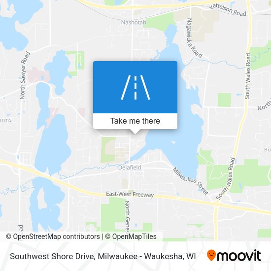 Mapa de Southwest Shore Drive
