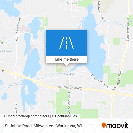 St John's Road map