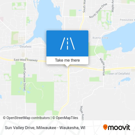 Mapa de Sun Valley Drive