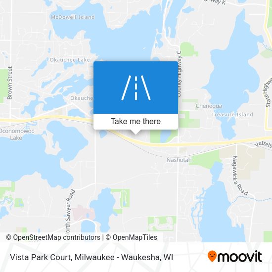 Vista Park Court map