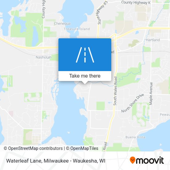 Waterleaf Lane map