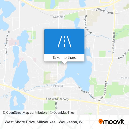 Mapa de West Shore Drive
