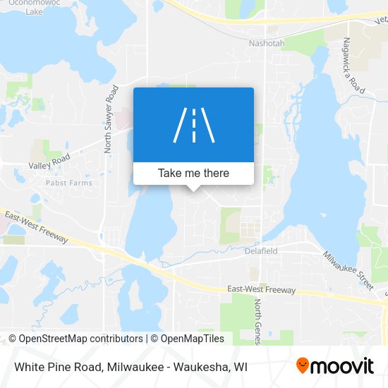 White Pine Road map