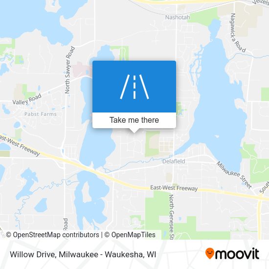 Willow Drive map