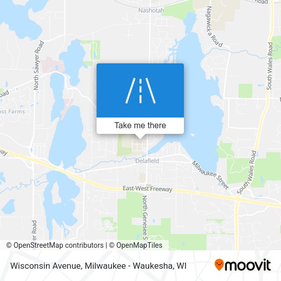 Mapa de Wisconsin Avenue
