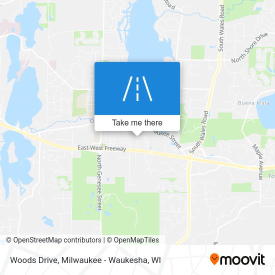 Mapa de Woods Drive