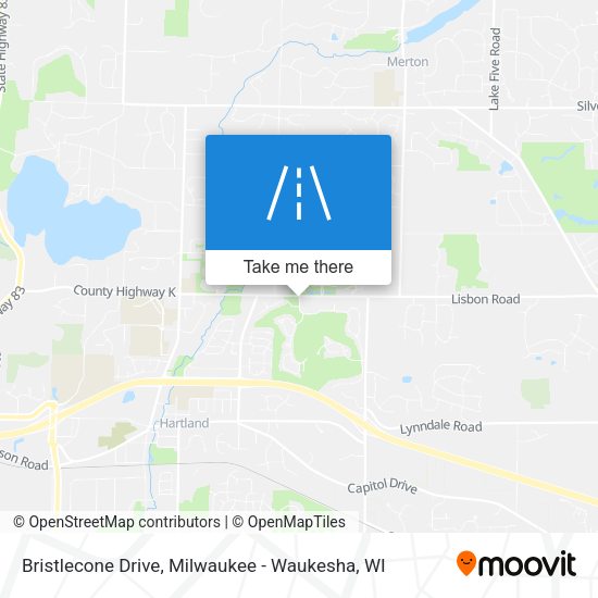 Bristlecone Drive map