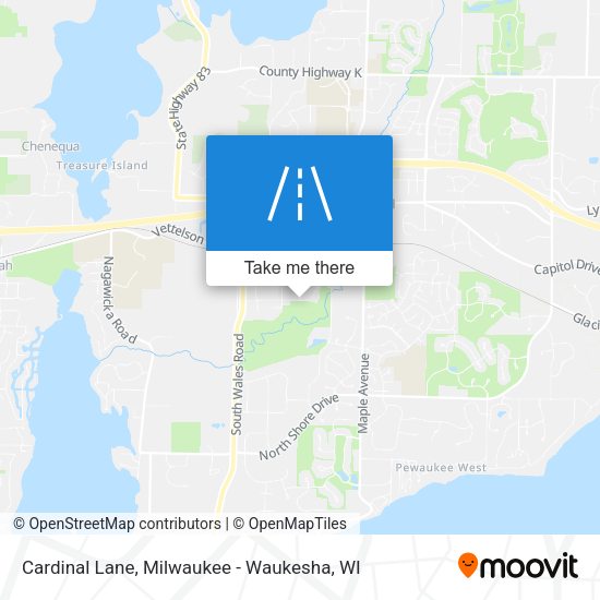 Cardinal Lane map
