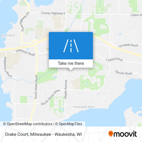 Drake Court map