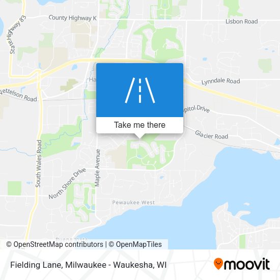 Mapa de Fielding Lane