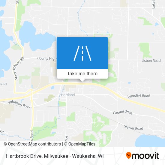 Hartbrook Drive map