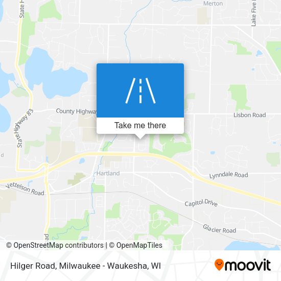Mapa de Hilger Road