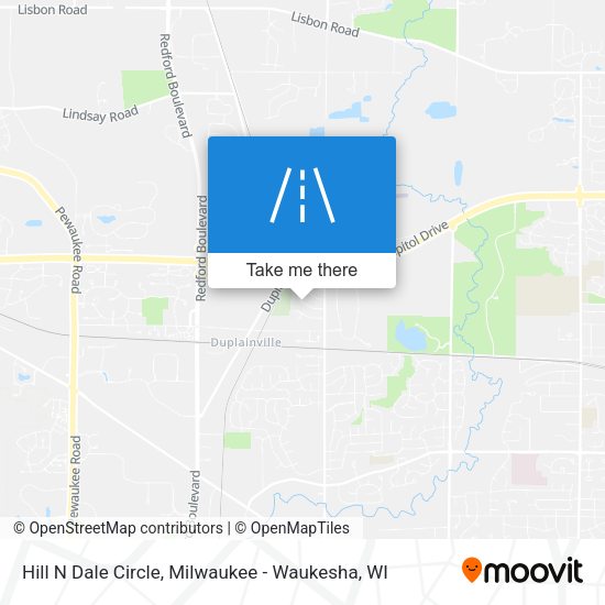 Hill N Dale Circle map