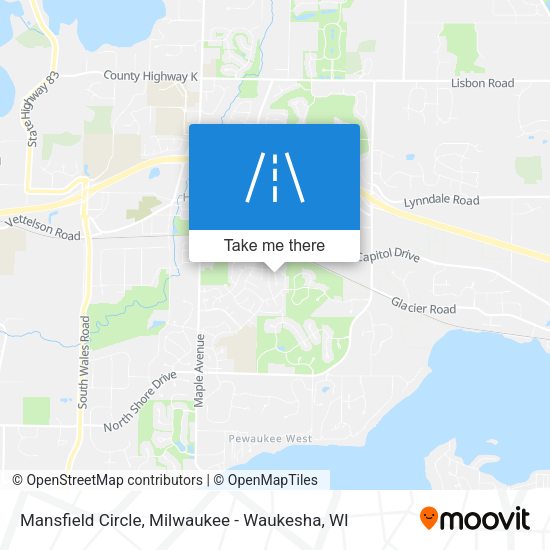 Mansfield Circle map