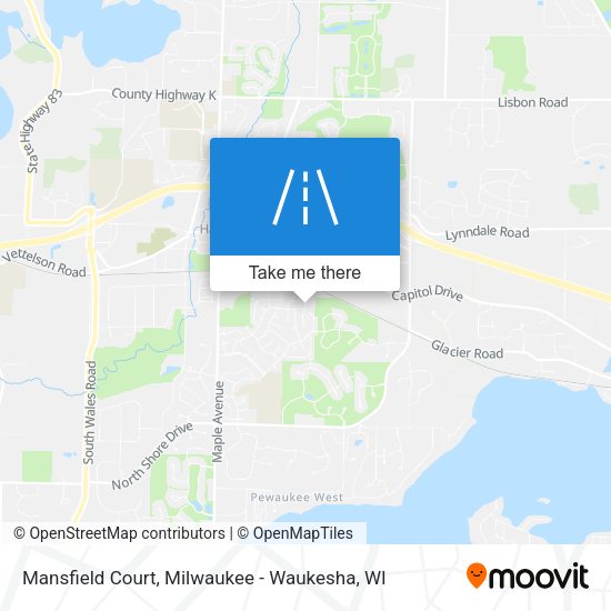 Mansfield Court map