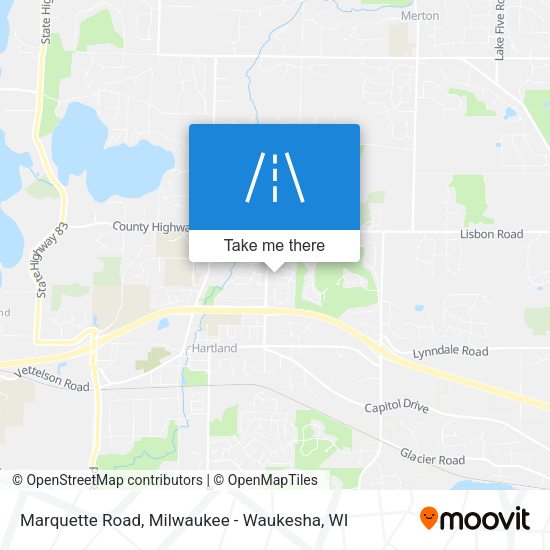 Marquette Road map