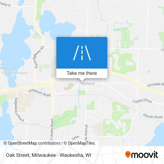 Oak Street map