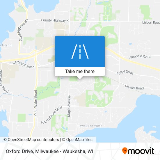 Oxford Drive map