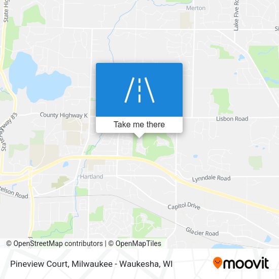 Pineview Court map