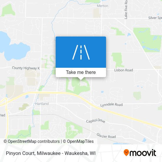 Pinyon Court map