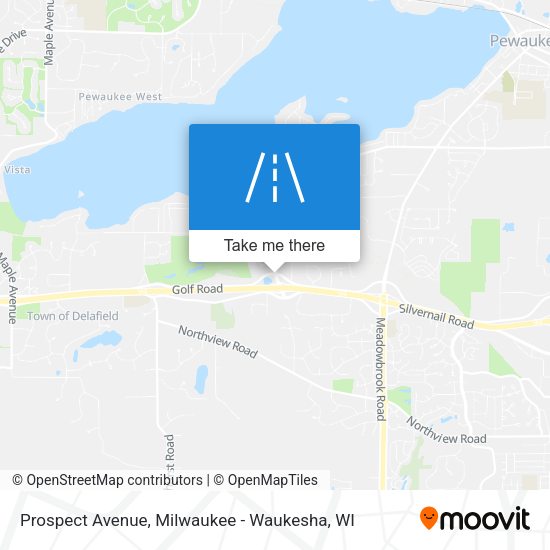 Prospect Avenue map