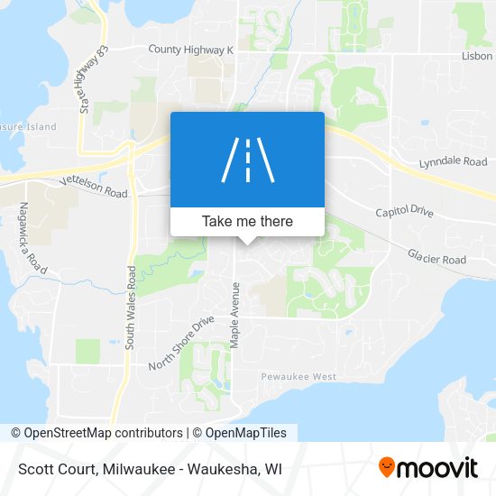 Mapa de Scott Court
