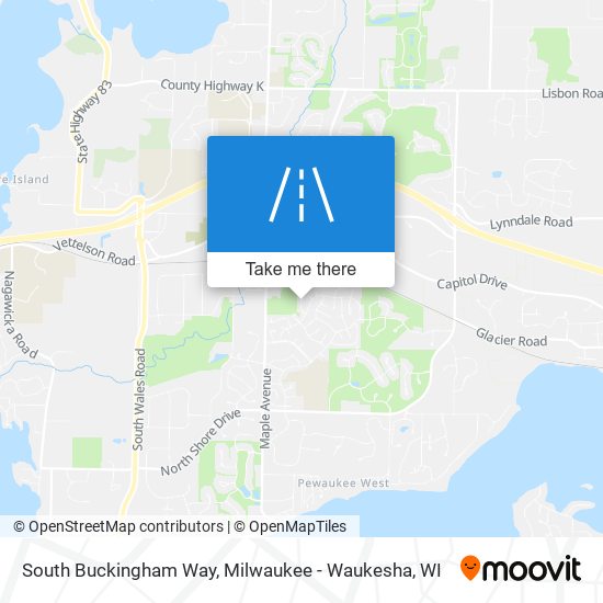 South Buckingham Way map