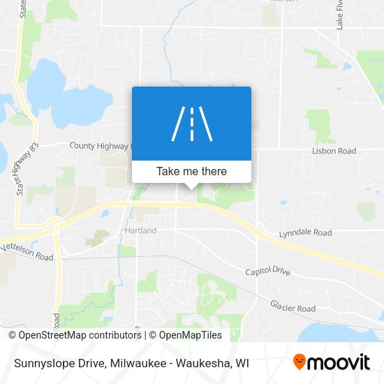 Sunnyslope Drive map