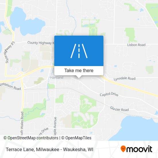 Terrace Lane map