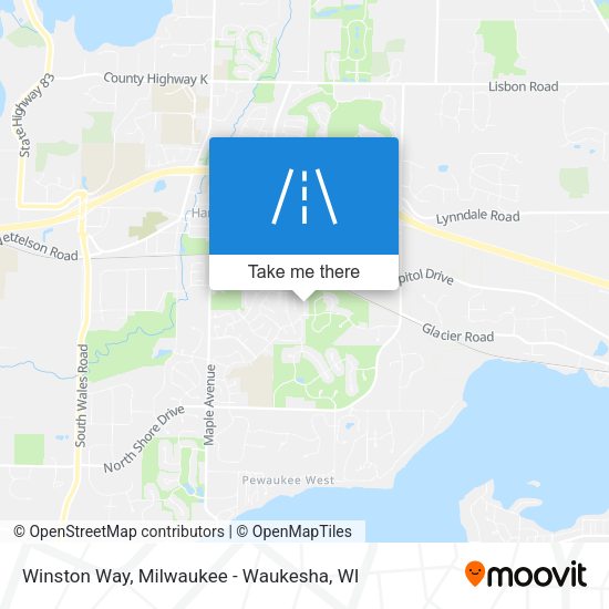 Winston Way map