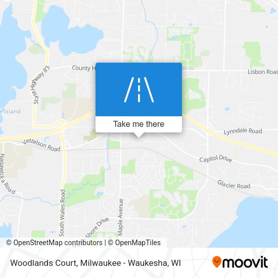 Mapa de Woodlands Court