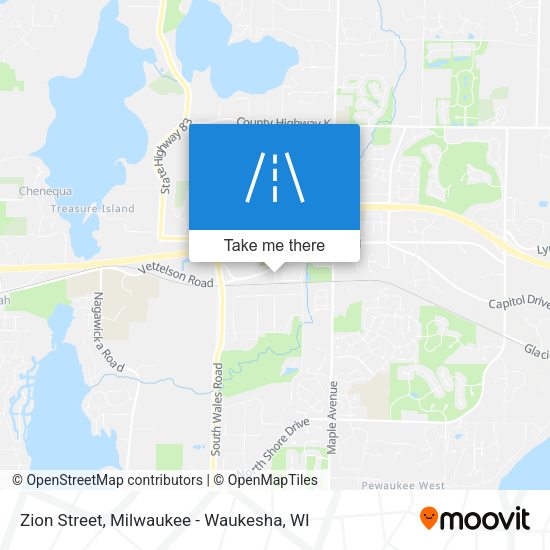 Mapa de Zion Street