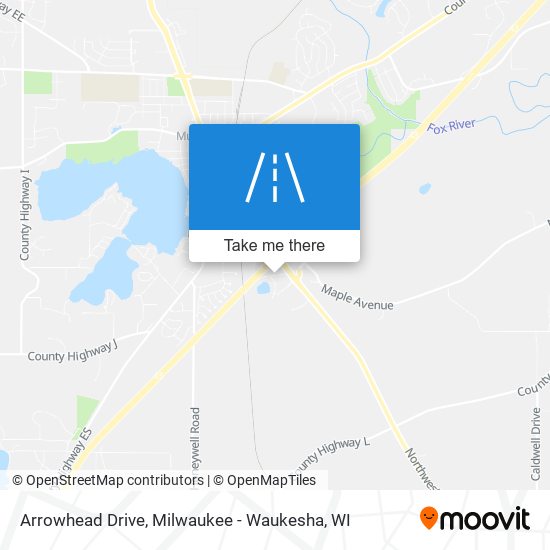 Arrowhead Drive map