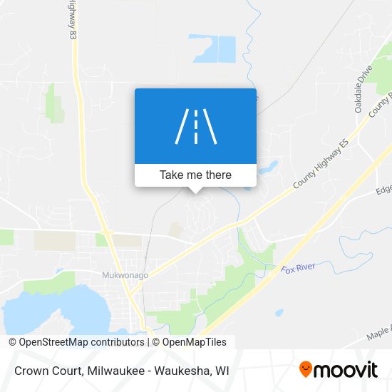 Crown Court map