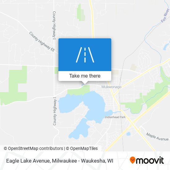 Eagle Lake Avenue map