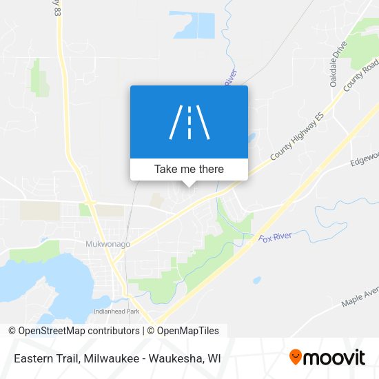 Eastern Trail map