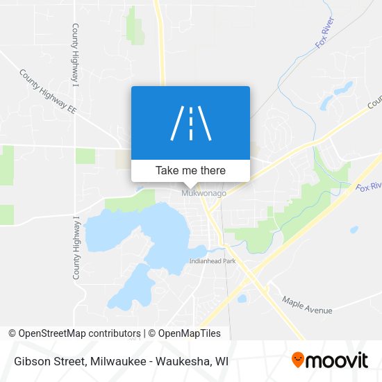 Mapa de Gibson Street