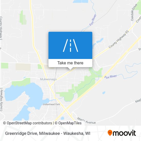 Mapa de Greenridge Drive