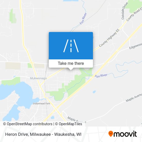 Heron Drive map