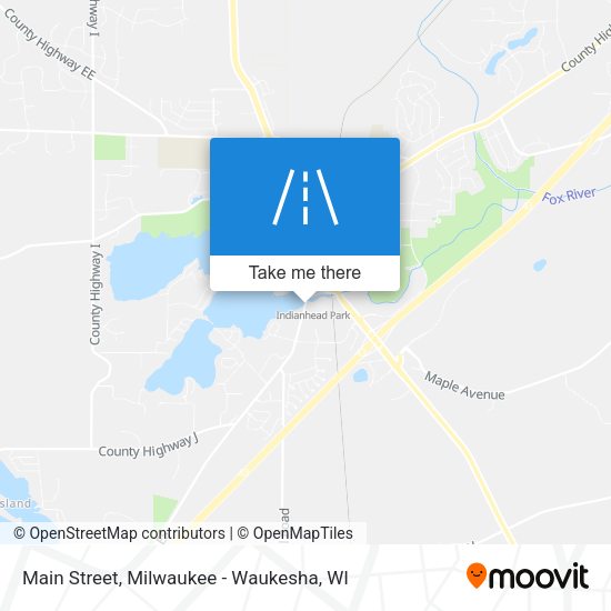 Main Street map