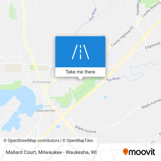 Mallard Court map
