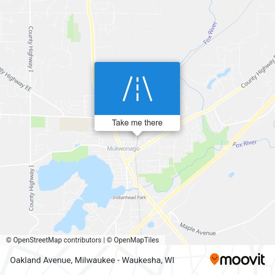 Oakland Avenue map